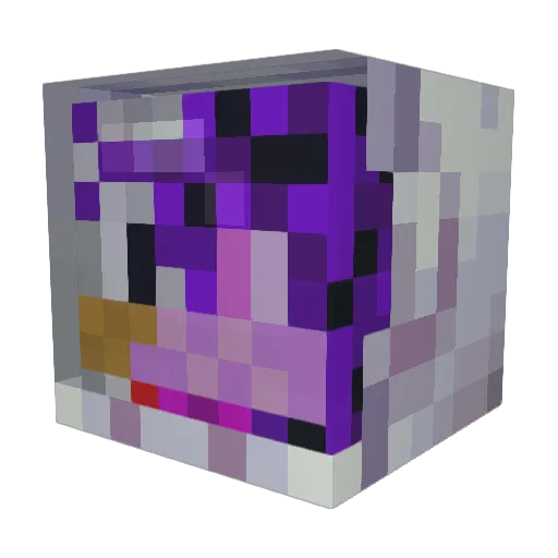 Caygeek Minecraft avatar head, 3D render