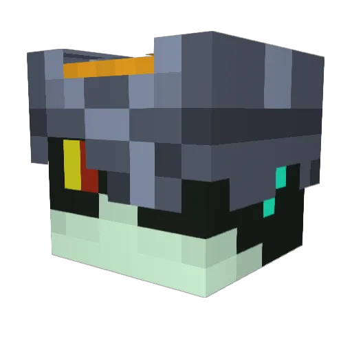 Cayman0357 Minecraft avatar head, 3D render