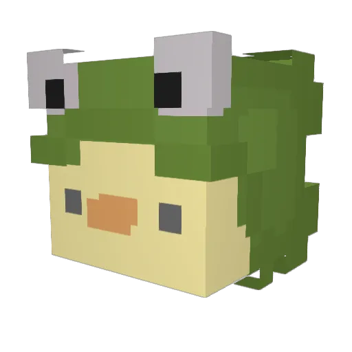 CazMilligan Minecraft avatar head, 3D render
