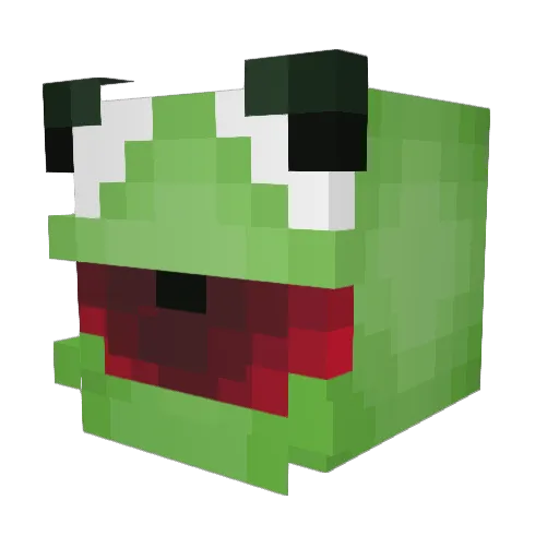 Cazex_ Minecraft avatar head, 3D render