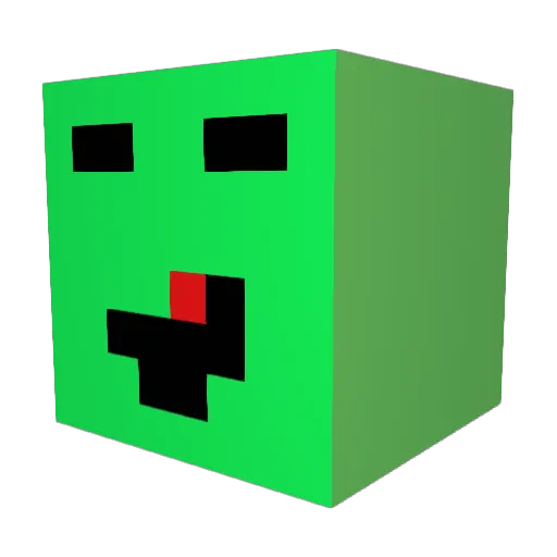 CazqPlayz Minecraft avatar head, 3D render