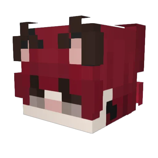 Cbird_bird Minecraft avatar head, 3D render
