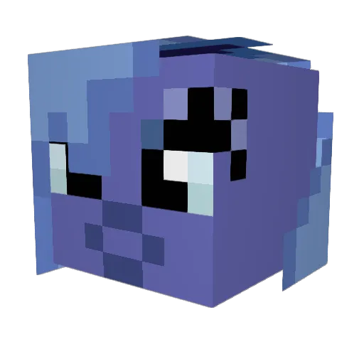 Cbogdan Minecraft avatar head, 3D render