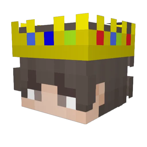 CbxsstionGoBRR Minecraft avatar head, 3D render