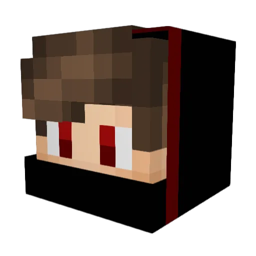 CcCEnesReisCcC Minecraft avatar head, 3D render