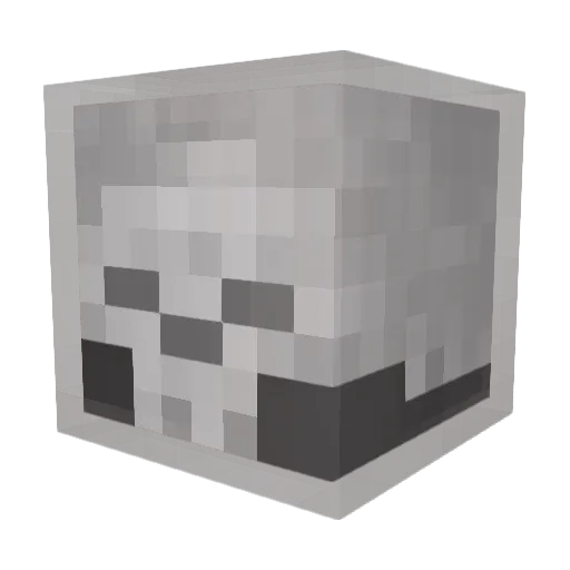 CcCo17 Minecraft avatar head, 3D render
