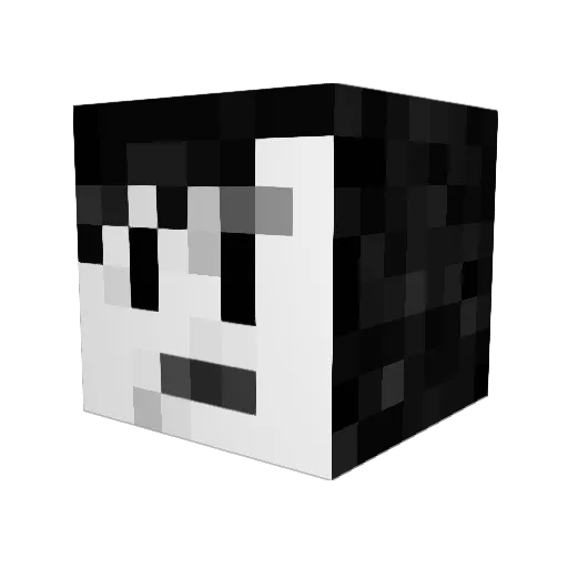 CcDasher Minecraft avatar head, 3D render