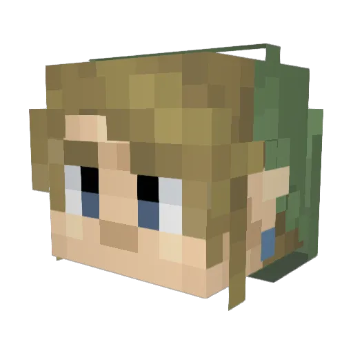 Ccapocci1 Minecraft avatar head, 3D render