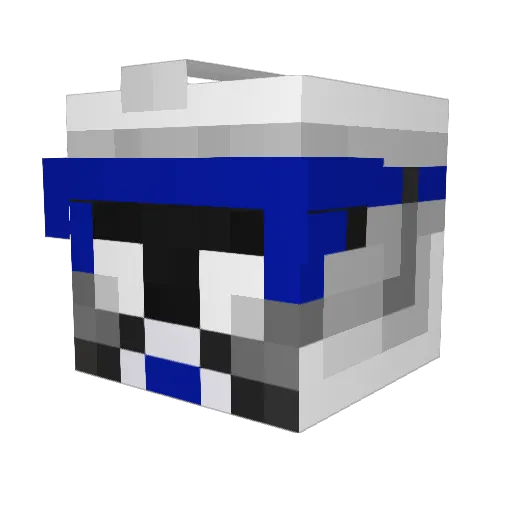 Ccarr Minecraft avatar head, 3D render