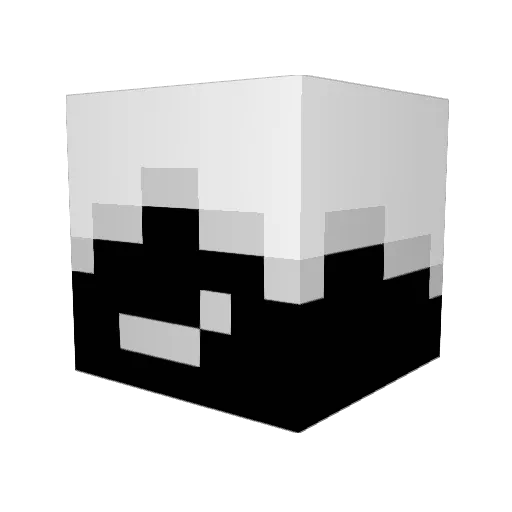 Cchider Minecraft avatar head, 3D render
