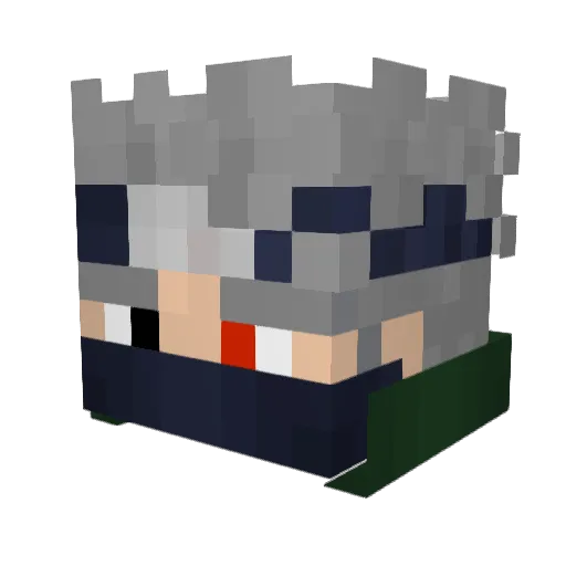 Cchr1s Minecraft avatar head, 3D render