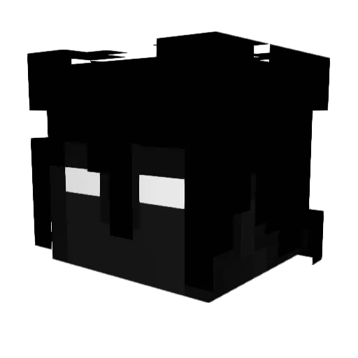 CcowOG Minecraft avatar head, 3D render