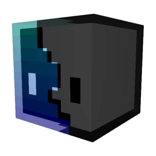 Ccxhh Minecraft avatar head, 3D render