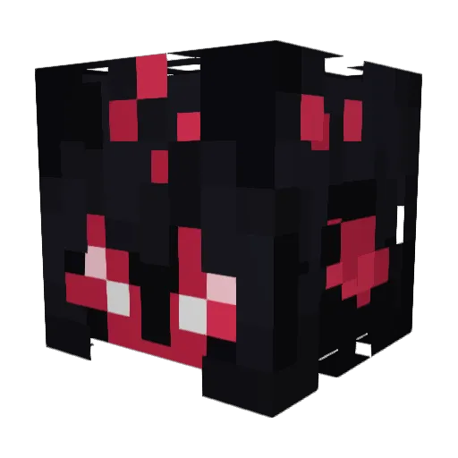 Ccxrnifex Minecraft avatar head, 3D render