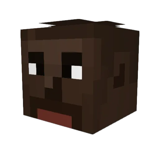 Cdm0101 Minecraft avatar head, 3D render