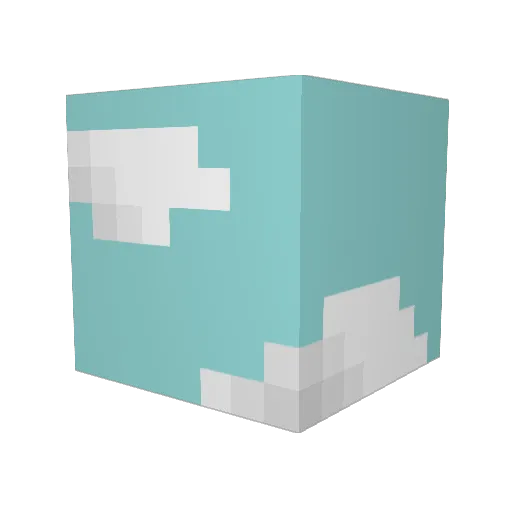 Cdub426 Minecraft avatar head, 3D render