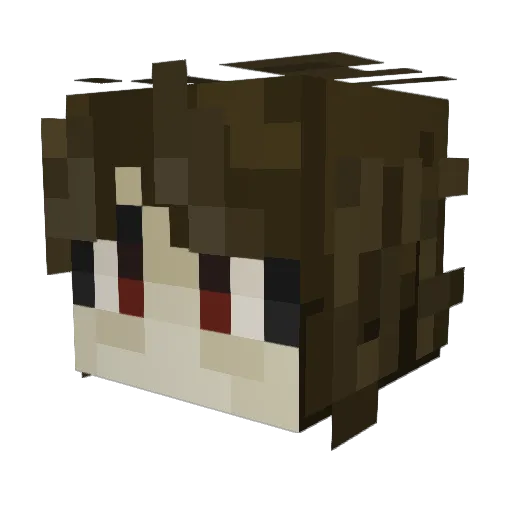 CeCe6688 Minecraft avatar head, 3D render