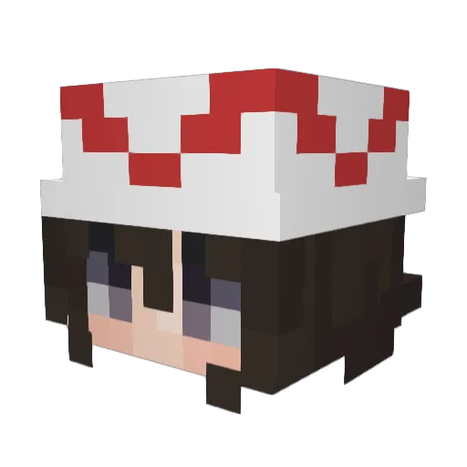 CeMiNoKoEe Minecraft avatar head, 3D render