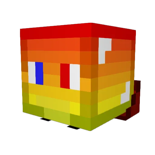 CeTek Minecraft avatar head, 3D render