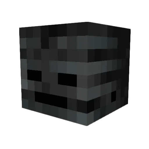 CeaBear Minecraft avatar head, 3D render