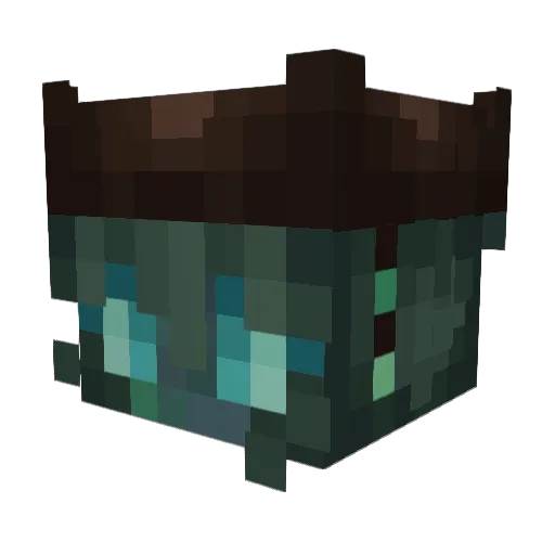 Ceafuu Minecraft avatar head, 3D render