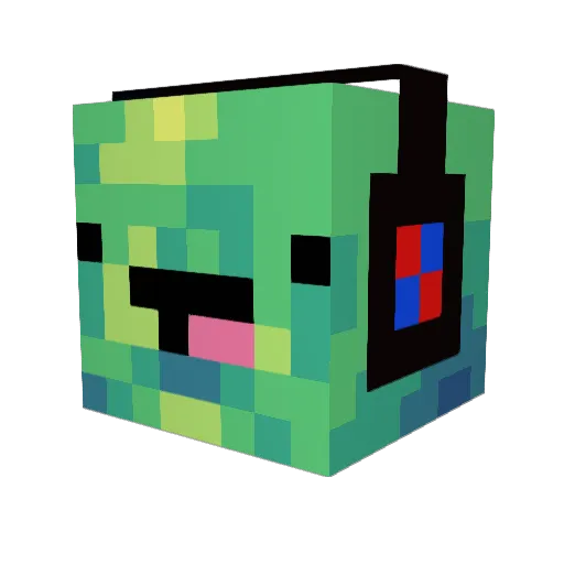 Cearox97 Minecraft avatar head, 3D render