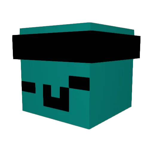 Ceasyboi Minecraft avatar head, 3D render