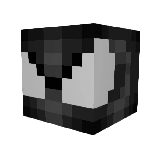 Cebass180 Minecraft avatar head, 3D render