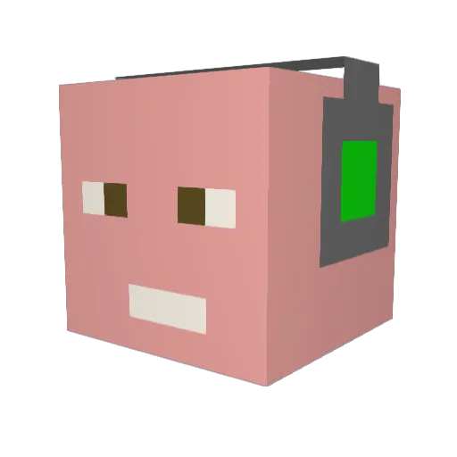 CebolinhaGamer Minecraft avatar head, 3D render