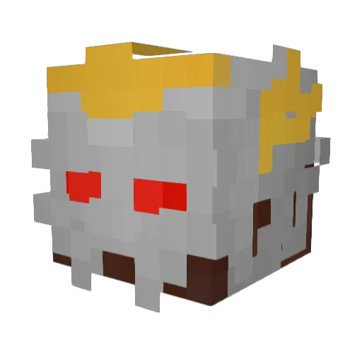 Cece_The_Great Minecraft avatar head, 3D render