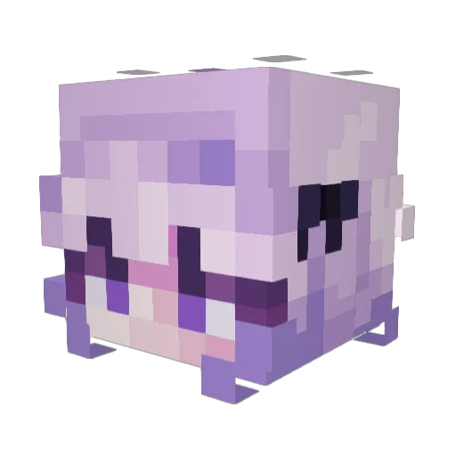 Cecil_Sudou Minecraft avatar head, 3D render