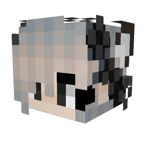 CeciliaPlayz Minecraft avatar head, 3D render