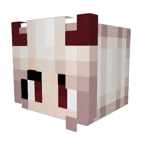 Cecilia_Seraph Minecraft avatar head, 3D render