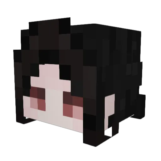 Cecilion_Ansaac Minecraft avatar head, 3D render