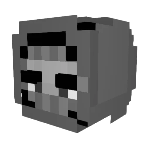 CedMic25 Minecraft avatar head, 3D render