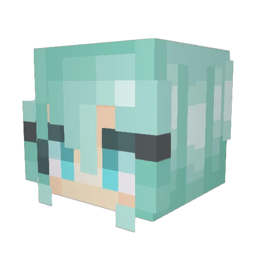 CedarGallAnt Minecraft avatar head, 3D render