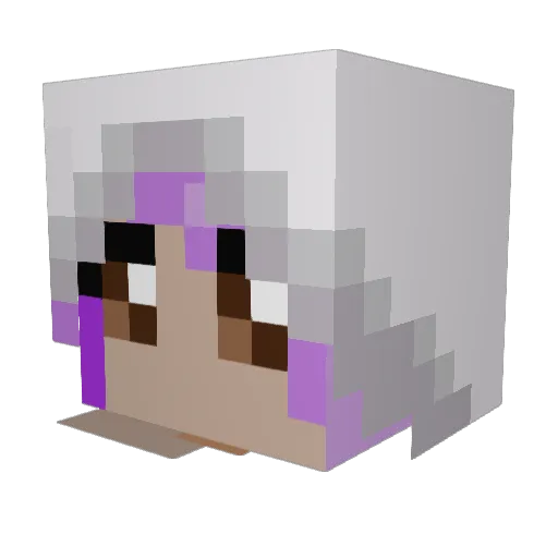 Cedarr Minecraft avatar head, 3D render
