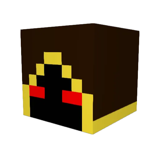 Ceddi56 Minecraft avatar head, 3D render