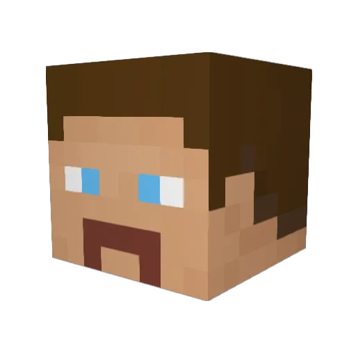 Ceddy1302 Minecraft avatar head, 3D render