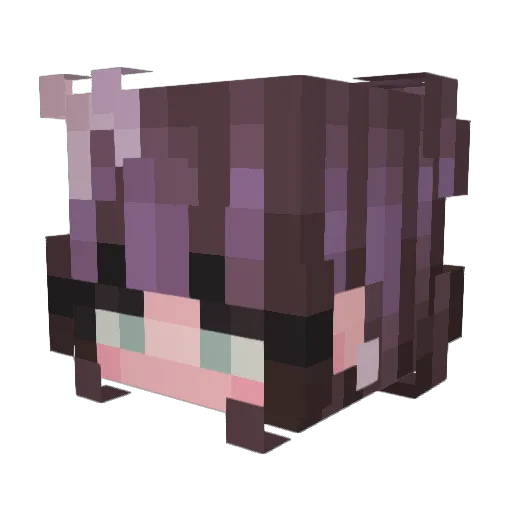 Cedlor Minecraft avatar head, 3D render