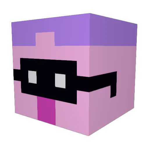 Cedric_Sneer Minecraft avatar head, 3D render