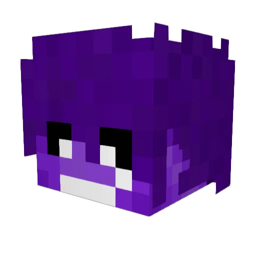 Cedricaventure Minecraft avatar head, 3D render
