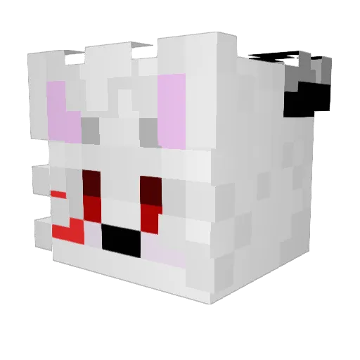 Cedron Minecraft avatar head, 3D render
