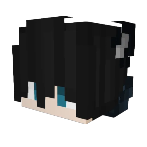 CeeJayDK Minecraft avatar head, 3D render