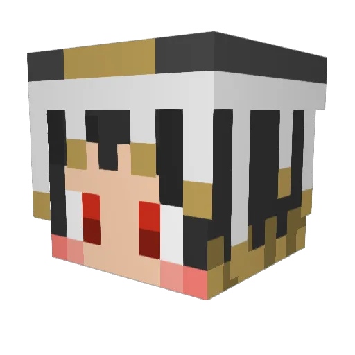 Cee_dragon_ Minecraft avatar head, 3D render