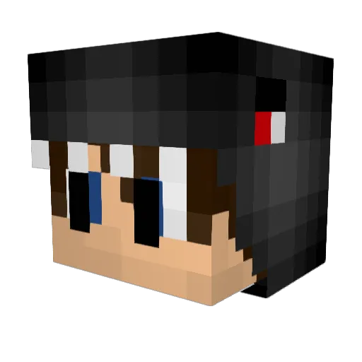 Ceebtsheej1 Minecraft avatar head, 3D render