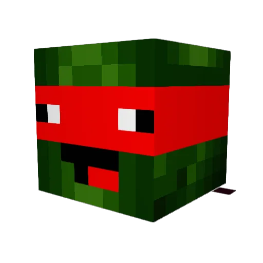 Ceeskiies Minecraft avatar head, 3D render