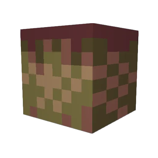 CeilingBird Minecraft avatar head, 3D render