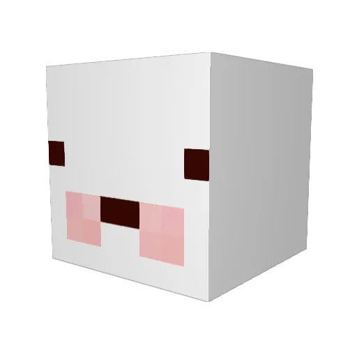 Ceinrath Minecraft avatar head, 3D render