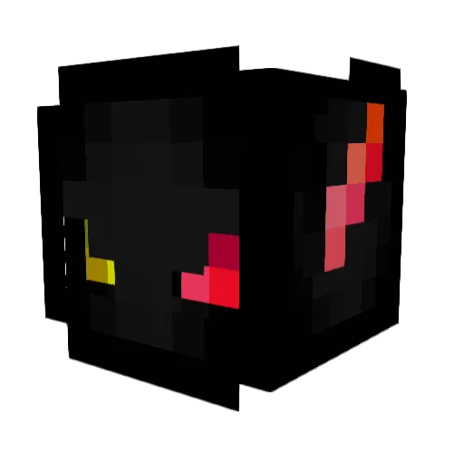 Ceiver Minecraft avatar head, 3D render